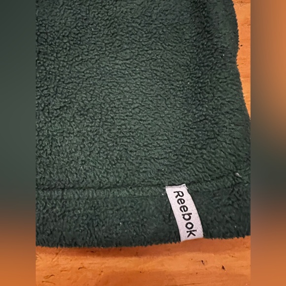 NFL New York Jets Reebok Fleece 1-4 Zip Pullover Jacket Youth Size 8 VTG - Picture 3 of 10